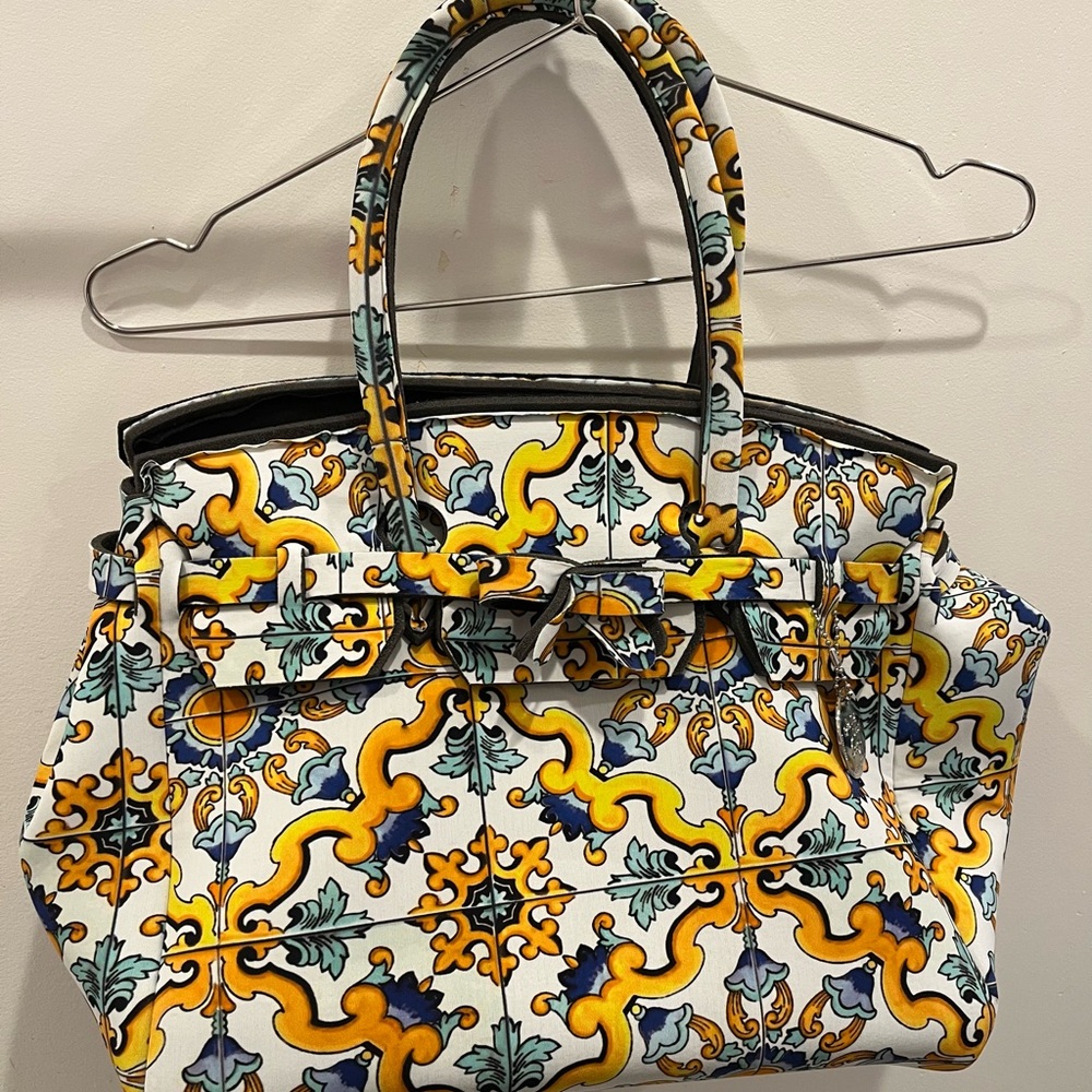 I’m the Capri Bag - Yellow and Blue by Capri Watch neoprene
